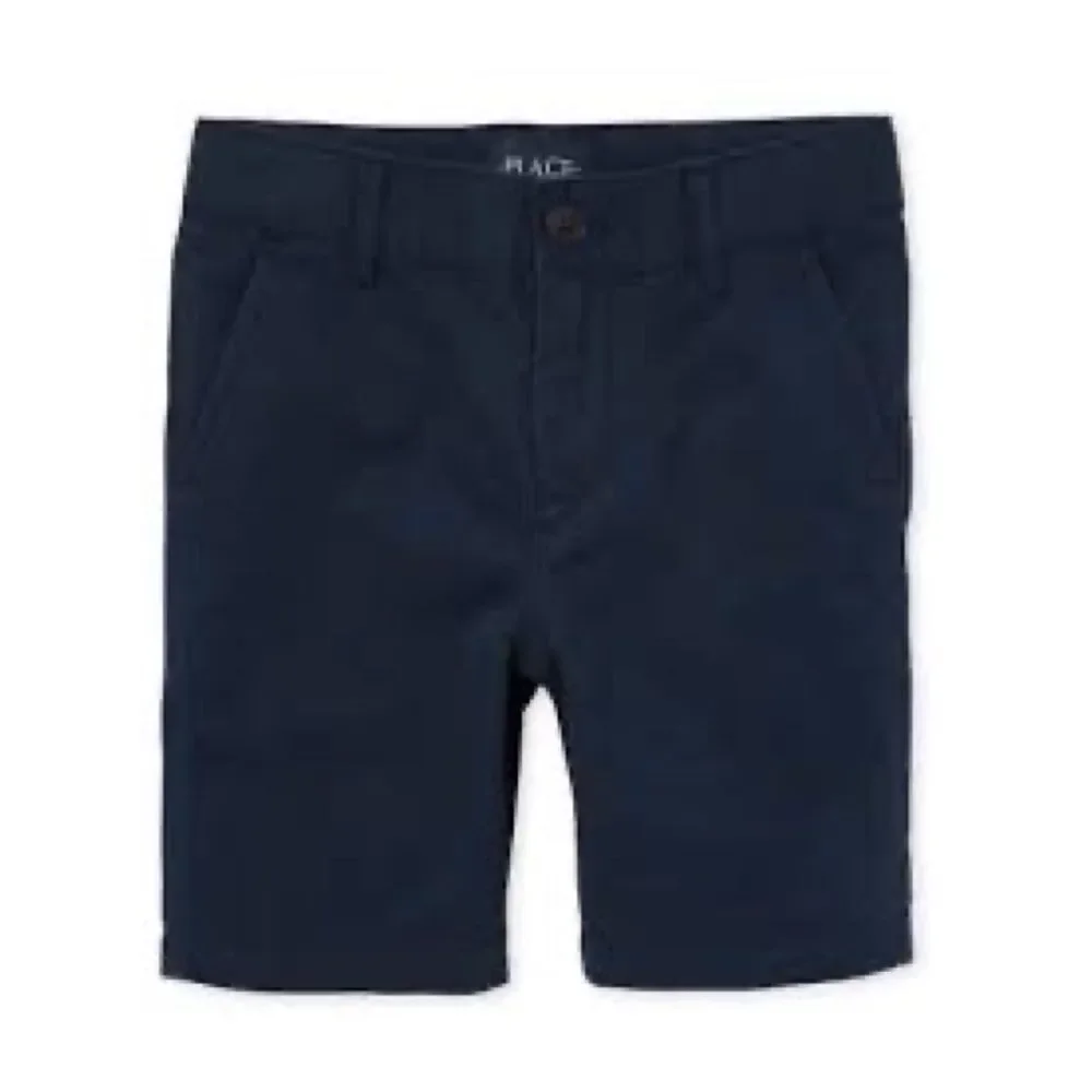 The Children's Place Boys Uniform Shorts In New Navy Size 8 Husky